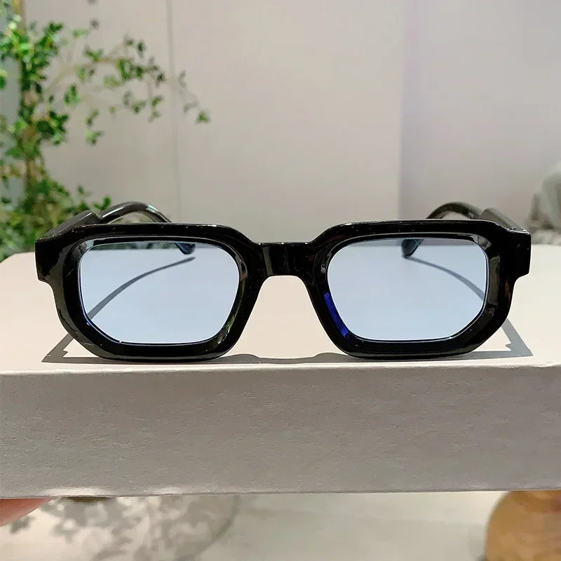 Lunettes de Soleil Vintage Homme – Monture Rectangulaire Rétro & Élégante