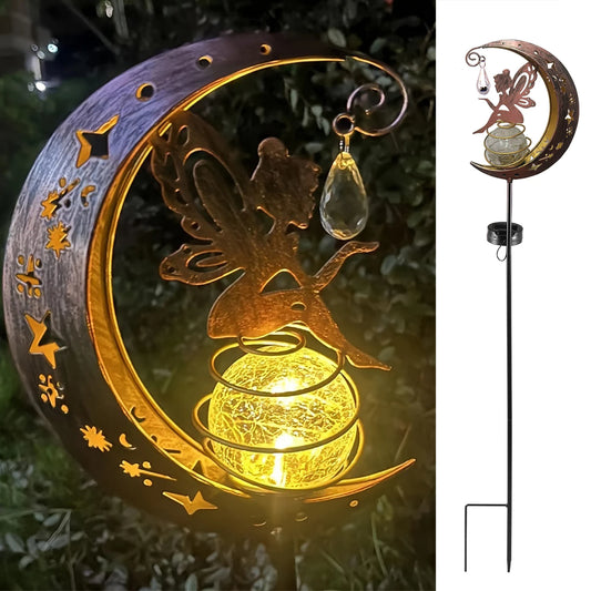 🌙 Lampe Lune Solaire Décorative – Créez une ambiance magique dans le jardin comme à la maison