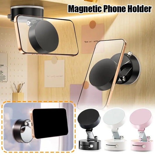 Support Téléphone Magnétique Pliable 360° – Design Compact en Aluminium | Réglable & Ultra-Stable